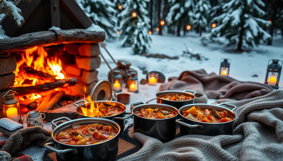冬天 露營 料理