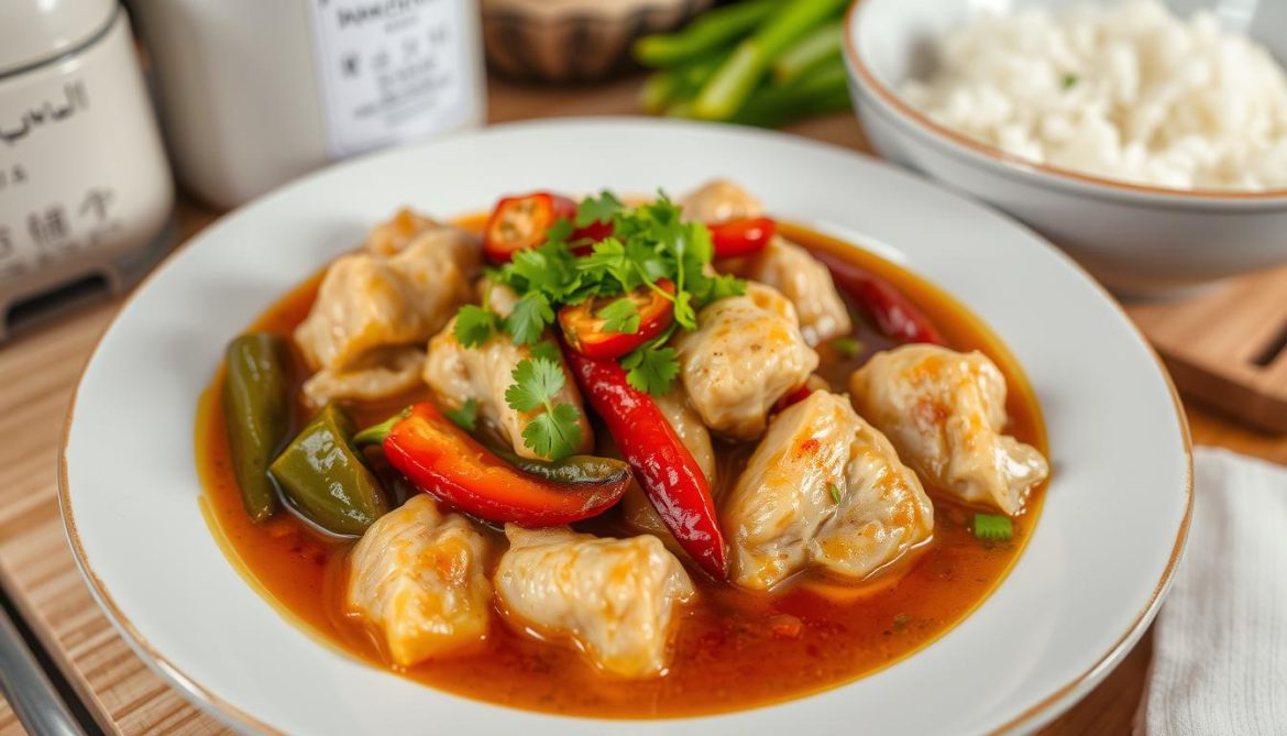 剝皮 辣椒 燉雞